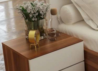 Brown bedroom nightstand modern solid wood bedroom furniture new
